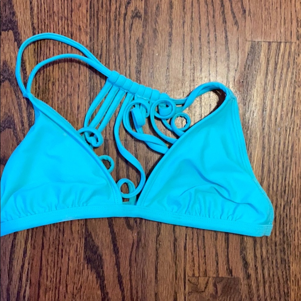 strappy back bikini top